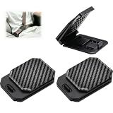 Seatbelt Adjuster, Shoulder Belt Positioning Clip, Stop Seat Belt Cutting Into Neck, Shoulder & Neck Relief, Anti-Slip Snap Design, Universal Fit, for Sedan SUV Truck RV (Pattern-3pcs)