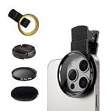 LXgedyy 52mm Clip‑on CPL Phone Filter Kit, Optical Glass Lens