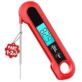 Meat Thermometer Digital,1-2S Instant Read Thermometer for Cooking, Grill