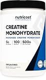 Nutricost Creatine Monohydrate Micronized Powder 500G, 100 Servings