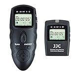JJC Wireless Intervalometer Timer Remote Control Shutter Release for Fuji Fujifilm X-T5 X-T4 X-T3 X-T30 II X-T20 X100VI X100V X100F X100T X-PRO3 X-E3 X-H2 X-H2S GFX100S II GFX100 GFX 50S 50R & More