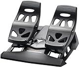 Thrustmaster TFRP Flight Rudder Pedals – Realistic Flight Simulator Controls with Sliding Rail System for Smooth Precision - Compatible with PS5, Xbox Series X|S & PC