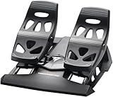 Thrustmaster TFRP Flight Rudder Pedals – Realistic Flight Simulator Controls with Sliding Rail System for Smooth Precision - Compatible with PS5, Xbox Series X|S & PC