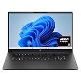 HP OmniBook 3 17.3 inch Laptop PC, FHD Display, AMD Ryzen 3 30, 8 GB RAM, 512 GB SSD, AMD Radeon 610M Graphics, Windows 11 Home, Mica Silver, 17-dp0199nr