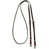 Cashel Company 8 Foot Adjustable Reins w/Rawhide Trim