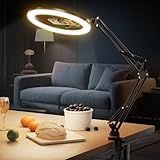 UBeesize 12’’ Ring Light with Overhead Phone Mount, LED Selfie Light with Stand and Phone Holder for iPhone and Laptop, Desk Light for Video Recording, Zoom Meeting, Live Streaming, Tiktok, YouTube