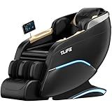 TLIFE Massage Chair Full Body, 160°Zero Gravity Recliner with Body Scan, 50" SL-Track Shiatsu Massage Chair, Fixed Point Massage, Foot Rollers, 12 Auto Modes, Deep Yoga Stretch, Heating, Black