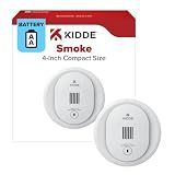 Kidde Compact Smoke Detector, AA Battery-Powered, 10SDR