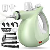 Steam Cleaner, Powerful Pressurized Handheld Steam Cleaner for Home with 11pcs Set, Chemical-Free Multi-Surface Steamer for Effective Cleaning Tile, Grout, Windows, Bathrooms, Kitchens, Upholstery,Car