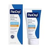 PanOxyl 10% Benzoyl Peroxide Acne Foaming Wash, Maximum Strength, Daily Acne-Fighting Face and Body Cleanser, Face Wash to Clear, Treat and Prevent Acne Pimples and Stubborn Breakouts, 5.5 Oz Tube