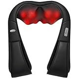 cotsoco Neck Massager, Shiatsu Shoulder and Back Neck Massager with Heat, Neck Massager Pillow for Neck for Body Muscle Pain Relief, Neck Massager Gifts for Mom Dad Women Men, Home, Office Car Use