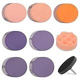 PLATINUMEDGE Car Headlight Restoration Kit, 3 inch Car Headlights Lens Polishing Sanding Discs with 3 inch Buffing Polish Pads for Drill, 30 Pc Car Headlight Restorer and Renewer Kit