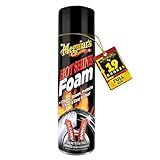 Meguiar's Hot Shine Tire Foam, High Gloss Tire Shine That Cleans, Shines, and Protects in One Step, Deep, Black Shine with Conditioners and UV Protection, Best Gifts for Car Lovers, 19 Oz Aerosol