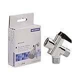 McKesson Diverter Valve for Handheld Shower Head, Chrome Plated Finish, 1/2 in Threading, 1 Count