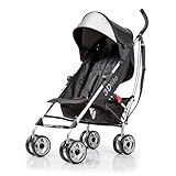 Ingenuity 3Dlite Convenience Stroller, Black – Lightweight Stroller with Aluminum Frame, Large Seat Area, 4 Position Recline, Extra Large Storage Basket – Infant Stroller for Travel and More