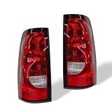Nakkaa Pair Tail Lights Compatible with 2003-2006 Silverado 1500 2500 3500