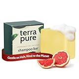 Terra Pure Shampoo Bar | Oil Infused by 1-Shoppe | Plastic Free, Soap Free, Vegan, Plant Based, Sustainable, Eco-Friendly, & Zero Waste