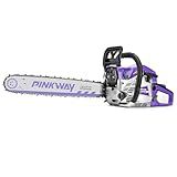 2-cycle 63CC Chainsaw Saw Gas Powered 20" Chain Saws Cordless Petrol Saw Handheld Chainsaw for Cutting Wood Trees Branches (63ACK)