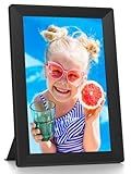 Uhale 10.1inch Digital Picture Frame WiFi Smart Touch Screen Digital Photo Frame 1280 * 800 IPS HD Display Screen Electronic Photo Frame 16GB Storage, Send Photos and Videos Instantly with Uhale