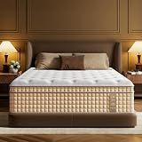 BedStory Extra Firm Queen Mattress 12 Inch, Hotel Collection Hybrid Mattresses in a Box with Cooling Gel & Pocket Springs for Back Pain Relief and Couples, CertiPUR-US Certified, Fiberglass-Free