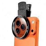 52mm Clip-on CPL Phone Camera Lens Filter Kit, Circular Polarizer Polarizing Filter Compatible with iPhone 17 16 15 14 13 12 11