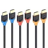 Cable Matters [Ultra High Speed HDMI Certified] 3-Pack 48Gbps 8K HDMI Cable 9.8 ft / 3m with 8K@60Hz, 4K@240Hz and HDR Support for PS5, Xbox Series X/S, RTX3080/3090, RX 6800/6900, Apple TV, and More
