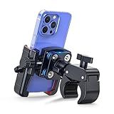 MARSRIDER 3rd-Gen Anti Vibration Motorcycle Phone Mount Holder, Bike Handlebar Cell Phone Holder with High-Speed Safety Lock, Electric Scooter Phone Holder for Stroller Mountain Bike Fit 4.7-7'' Phone