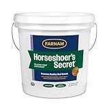 Farnam Horseshoer's Secret Pelleted Hoof & Biotin Supplements, Nutrient-Rich Formula with Amino & Fatty Acids, Omega-3 Minerals, Promotes Hoof Growth & Supports Cracked Hooves, 11 lb, 30-Day Supply