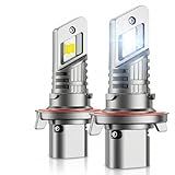SEALIGHT H13/9008 LED Bulbs, 30,000LM Super Bright 6500K Cool White, 1:1 Mini Wireless Halogen Replacement Bulbs with Fan Cooling, Plug and Play, Pack of 2