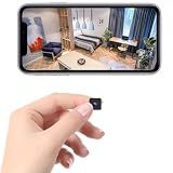 Small Spy Wireless Camera Wifi Security Camera Mini Home Indoor Outdoor Camera, Portable Smart House Dog Pet Camera Tiny Nanny Cam Office Cameras,120 Wide Angle Night Vision Motion Detection Cams