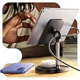 LISEN Cell Phone Stand Adjustable for iPhone Phone Holder for Desk, Office Desk Accessories Computer PC for iPhone Stand Gaming Essentials Fit Otterbox Case Phones Switch Kindle iPad Air Tablet 4-10in