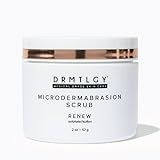 DRMTLGY Microdermabrasion Facial Scrub and Face Mask. Non-Abrasive Face Exfoliator Improves Acne Scars, Blackheads, Pore Size, and Skin Texture. 2 oz