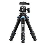 SIRUI AM-203 Aluminum Mini Travel Tripod, B00K Ball Head, 360° Panoramic