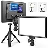 RALENO 9" LED Video Light Panel, 2500K-6500K Camera Light for Video Conference Recording with 4000mAh Battery Type-C USB Ports, CRI>95 Photo Lights for Outdoor Photography Live Streaming Zoom Call