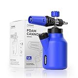 AUTOWN Foam Cannon, Car Wash Cleaning Foam Cannon for Pressure Washer with Wide Neck and 1/4'' Quick Connector, Snow Foam Cannon with Adjustable Nozzle and 1 L Bottle