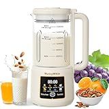 8-in-1 Nut Milk Maker Machine, 12 Blade 50oz Homemade Almond, Soy, Oat, Juice, Shakes, Plant-Based and Dairy Free Beverages, Automatic Almond Milk Maker, Delay Start/Keep Warm/Boil Water/Self Clean