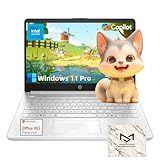 HP Ultra-Portable Laptop for Student and Business - 14" HD Display • Intel 4-Core N150 • Windows 11 Pro • 1-Year Microsoft Office 365 • 32GB RAM • 128GB UFS + 256GB MicroSD • Silver
