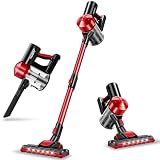 iwoly C150 Cordless Vacuum Cleaner with 2200mAh Rechargeable Battery, 18000Pa Cyclone Vacuum with HEPA Filter, Lightweight Portable Handheld Stick Vacuum for Home Hard Floor Car Cleaning