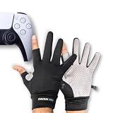 ONISSI Pro Gaming Gloves for Sweaty Hands, Sim Racing Gloves for Gamer Grip
