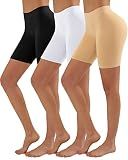 YADIFEN Slip Shorts for Under Dresses Women Seamless Anti Chafing Underwear Shaping Boyshort Smooth Thigh Biker Short Panties
