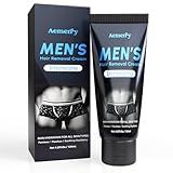Intimate Hair Removal Cream for Men: Effective Painless Flawless Depilatory Cream for arms legs chest and Pubic Area - Suitable for All Skin Types