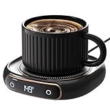 Lerat Coffee Mug Warmer, 3 Temp Settings & Auto Shut Off, Mug Warmer for Desk, Electric Beverage Warmer for Coffee/Tea/Milk in Your Home & Office, Coffee Gifts for Women Men Parents (No Cup)