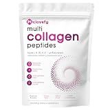 Mclovefy Multi Collagen Peptides Powder, Unflavored, 1lb (41 Servings)