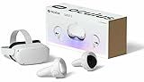 Oculus Quest 2 VR Headset 128GB Holiday Set - Advanced All-in-One Virtual Reality Headset Cover Set, White