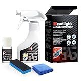 TIEDXIOY Car Headlight Restoration Polishing Kits Headlamp Repair Kits Car Light Polisher Cleaning Kits Headlight Cleaner Ceramic Coating Spray Restorer Shiny Stuff