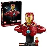 LEGO Marvel Iron Man MK4 Bust - Building Kit for Adults, Ages 18+ - Includes Iron Man Minifigure - Collectible Model for Super Hero Fans - Gift for Men and Women - 76327