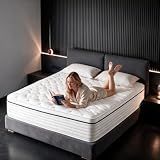 12 Inch Queen Size Mattress, Hybrid Queen Mattress in a Box, Medium Firm