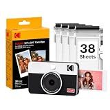 KODAK Mini Shot 2 Retro 2x3 Instant Camera, Photo Printer, 38 Sheet, White