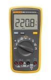 Fluke 15B+ Digital Multimeter, for Electrical Applications, Measures AC/DC Voltage and Current Measurements up to 1000V and 10A, Along with Resistance, Continuity, Diode, and Capacitance Capabilities