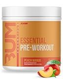 RAW Nutrition - Essential Pre - Chris Bumstead Pre Workout Formula, Sports Nutrition Pre-Workout Powders | Men & Womens Drink, Energy Powder for Working Out (Peach Mango)